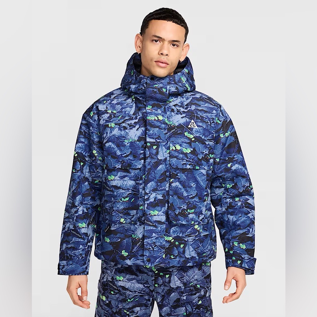 Nwt Nike Acg Primaloft Skull Peak Storm-Fit Blue Jacket Hj2487-410 Men's Size L